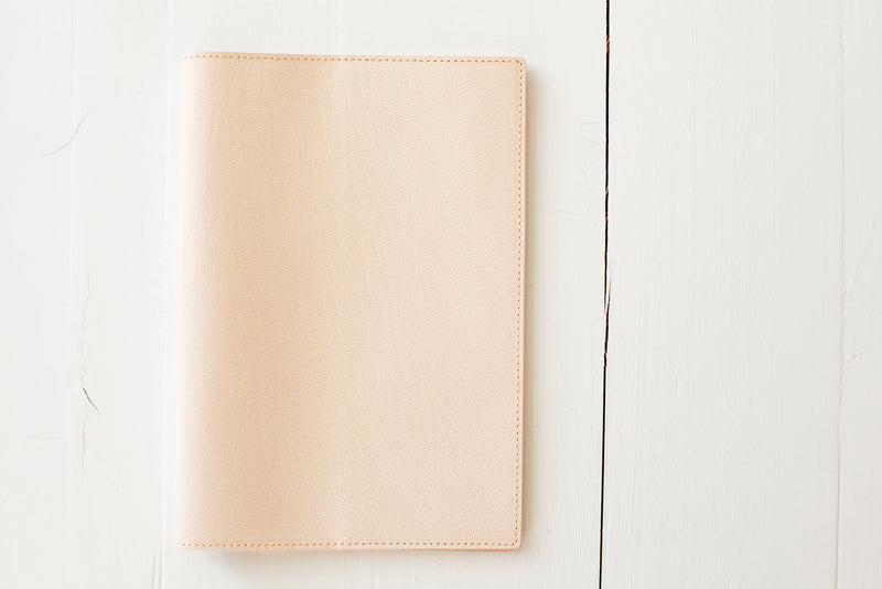 MD Notebook Cover in Goatskin Leather - The Paper Seahorse