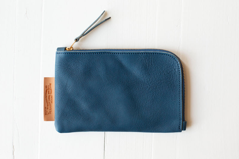 The Superior Labor Utility Leather Pouch 2022 New Year Collection - Blue