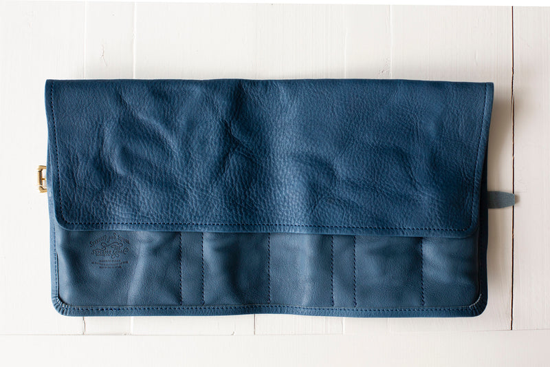 The Superior Labor Pen Roll Case Long 2022 New Year Collection - Blue