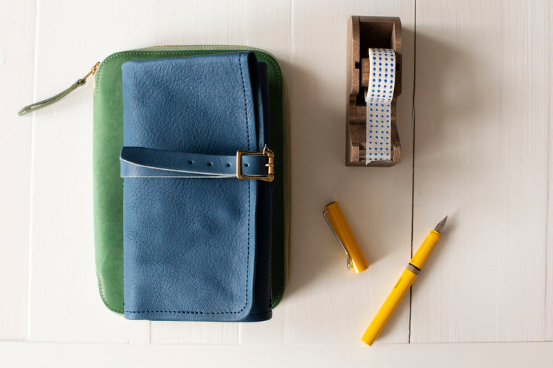The Superior Labor Pen Roll Case Long 2022 New Year Collection - Blue