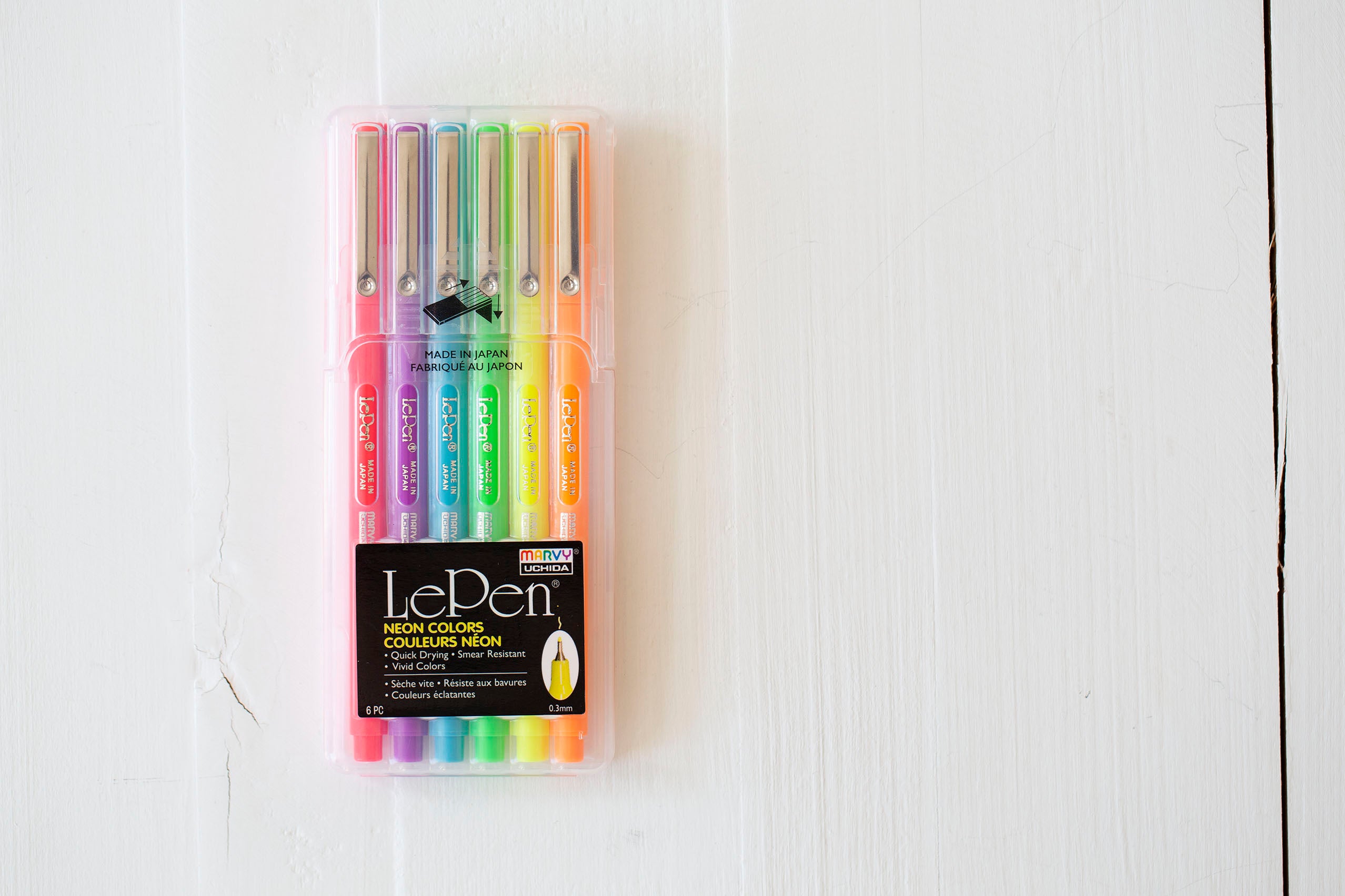 Le Pen Neon - 6 Piece Set