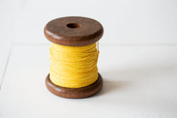 Strong Paper Twine- New Stained Wooden Bobbin: Big