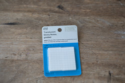 010 Translucent Sticky Notes - Gridded 25 mm