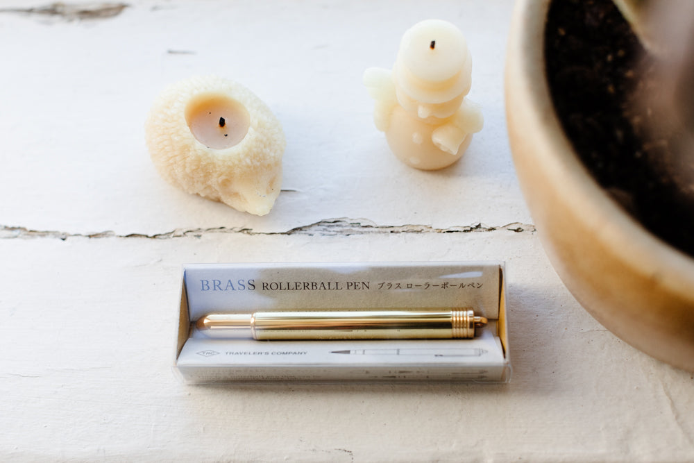 Brass Rollerball Pen - Solid Brass