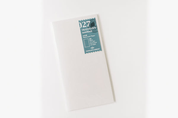 Traveler's Notebook Regular Size Refill - 027 Watercolor Paper