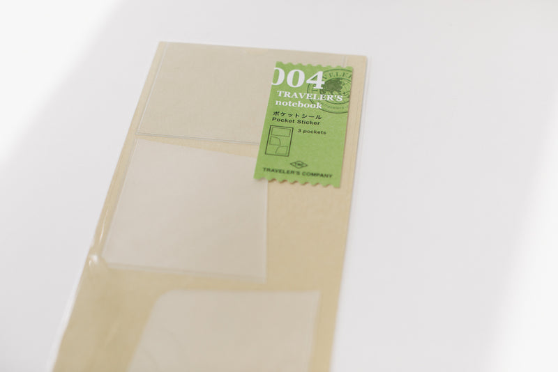 Traveler's Notebook Regular Size Refill - 004 Plastic Sleeve Insert