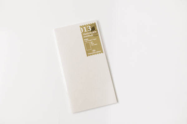 Traveler's Notebook Regular Size Refill - 013 Lightweight Paper Blank