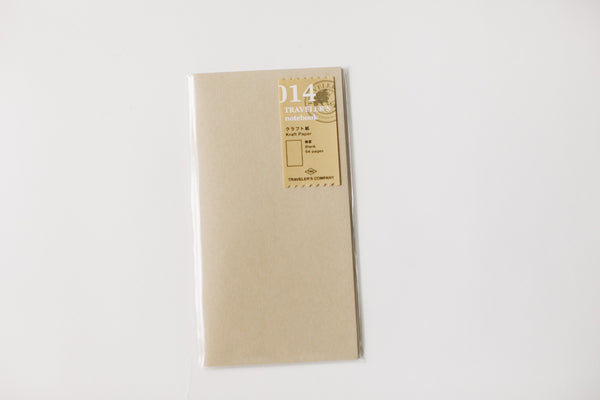 Traveler's Notebook Regular Size Refill - 014 Kraft Paper