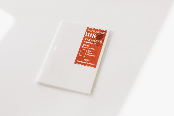 008 Sketch Paper - Passport Size Refill