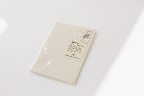 Traveler's Notebook Passport Size Refill - 006 Monthly Diary
