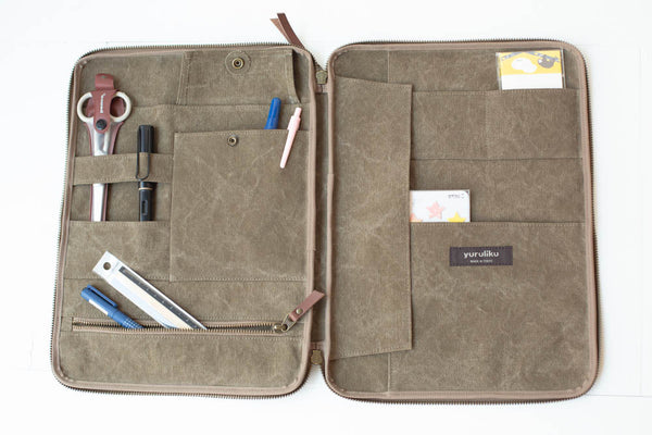Flat Tool Case A4 - Brown