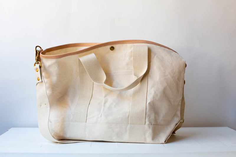 Cotton Canvas Tool Bag - Beige