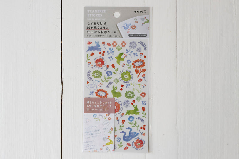 Midori Transfer Sticker Sheets