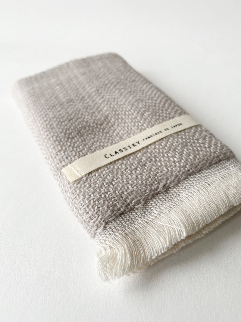 Herringbone Weaving Gauze Mini-Towel