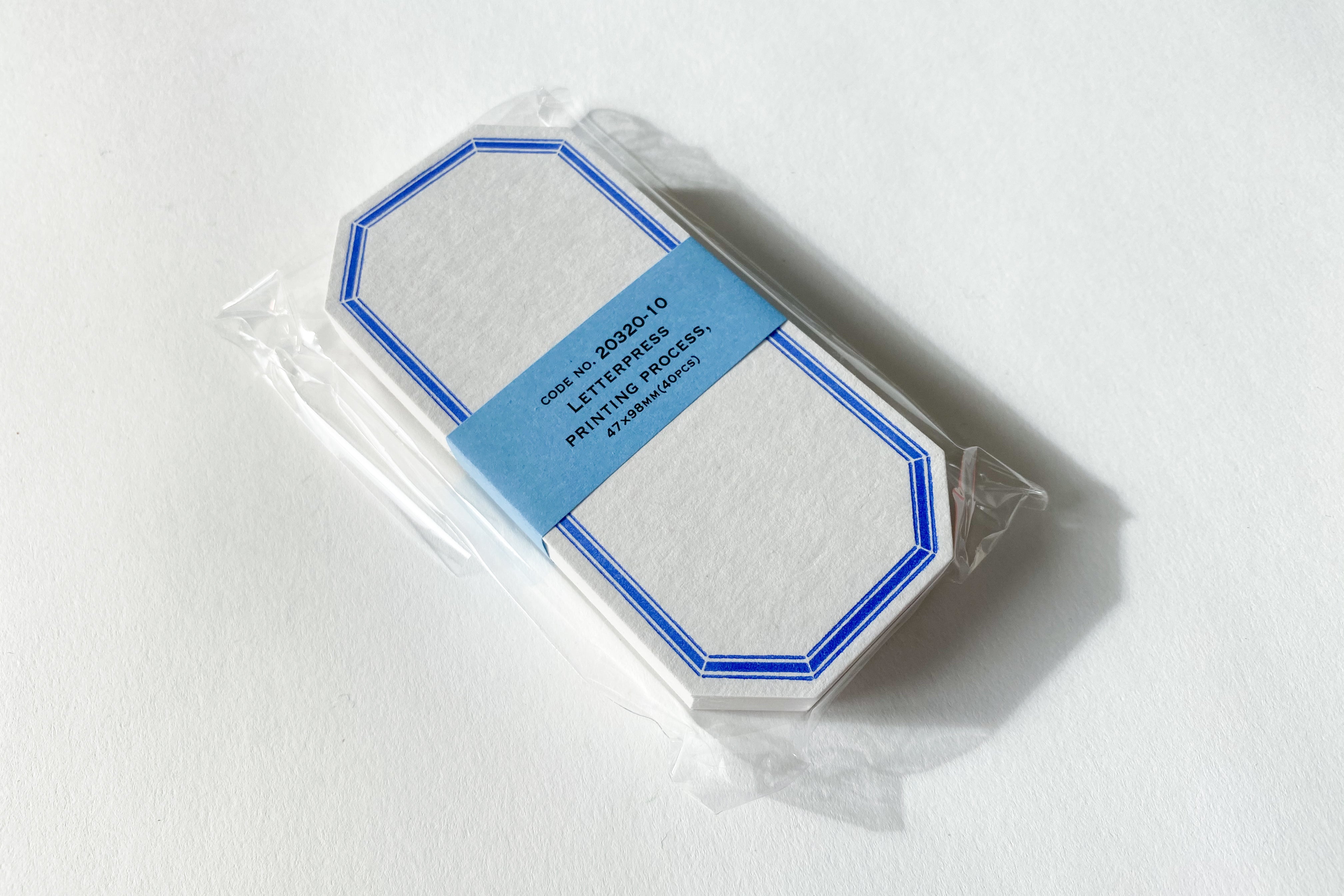 Letterpress Label Card