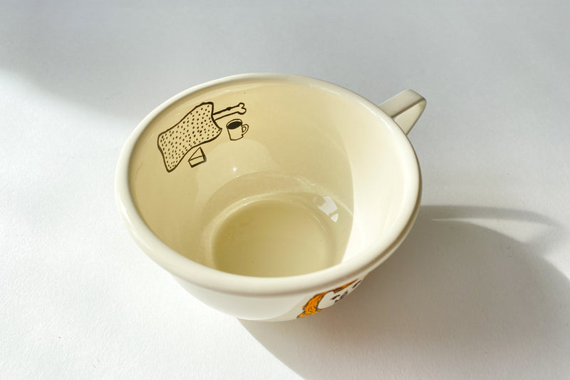 Toranekobonbon Enameled Milk Cup