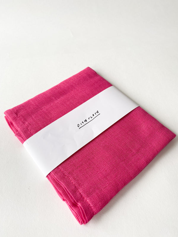 Mitsou Small Gauze Dishcloth - China Pink