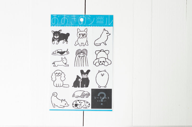 Hitotoki Large Size Stickers - Pets