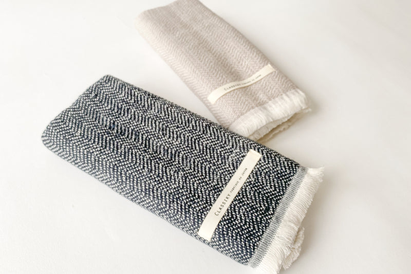 Herringbone Weaving Gauze Face Towel