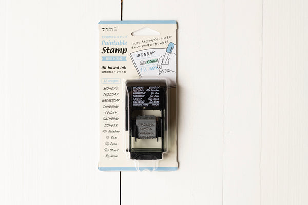 Paintable Stamp - Days of the Week & Weather
