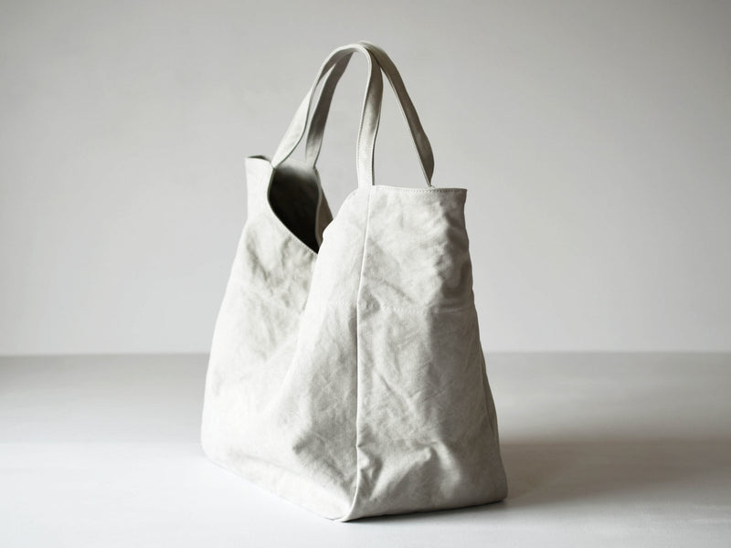 Cecil Bag - French Military Cotton / Light Grey