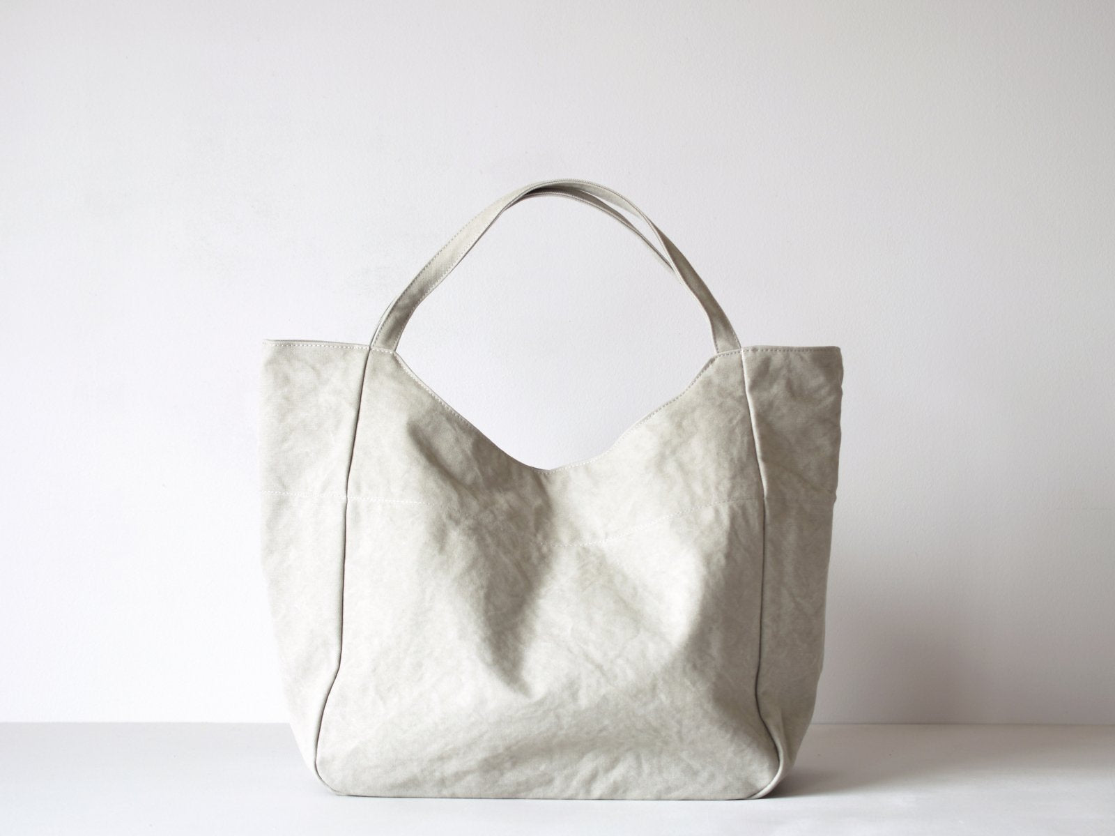 Cecil Bag - French Military Cotton / Light Grey