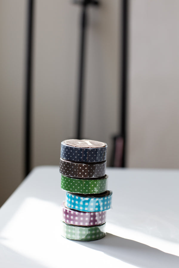Gingham and Pin Dots Washi Tape
