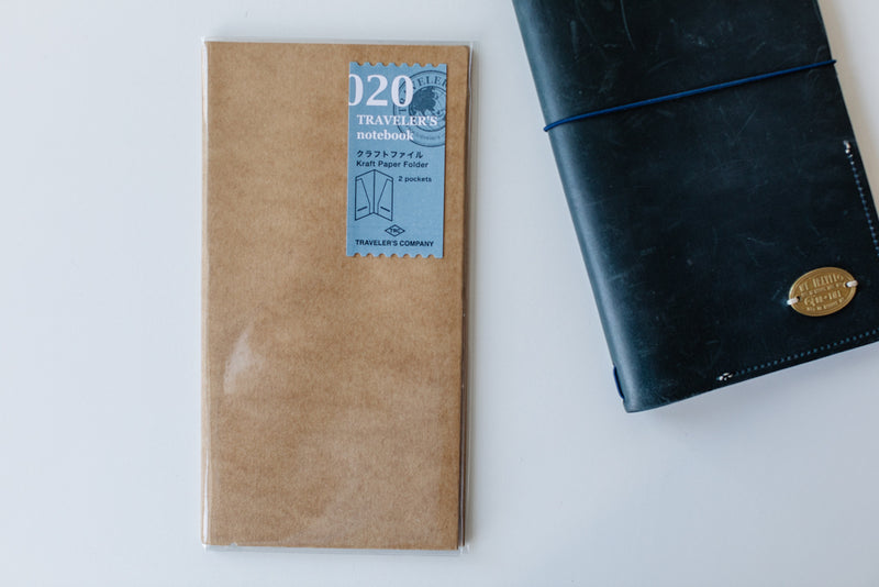 Traveler's Notebook Regular Size Refill - 020 Kraft Paper Folder