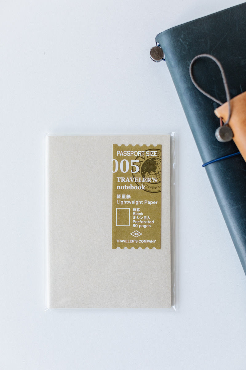 Traveler's Notebook Passport Size Refill - 005 Lightweight Paper