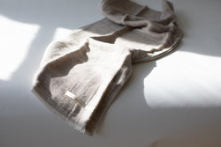 Herringbone Weaving Gauze Towel Muffler