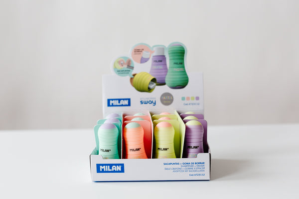 MILAN Pastel Sharpener and Eraser