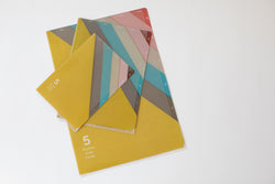5-Pocket Clear Folder - Yellow