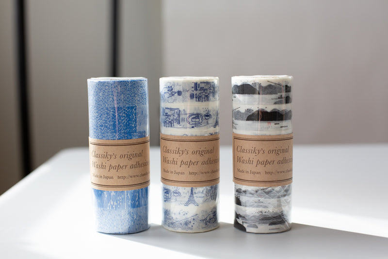 Classiky Washi Tape - 6 Piece pack